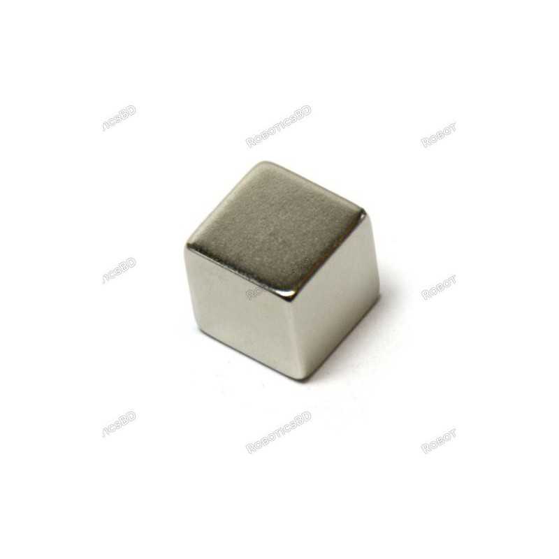 Neodymium Magnet Cube 10 x 10 x 10mm Robotics Bangladesh