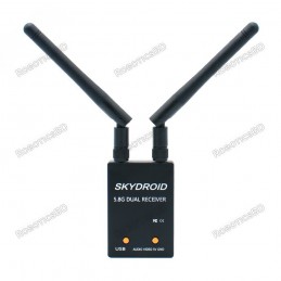 Skydroid 5.8G 150CH Full Channel UVC Dual Antenna Control Receiver OTG FPV Receiver Robotics Bangladesh