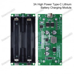 Type-C 15W 3A 18650 Lithium Battery Charger Module DC-DC Step Up Booster Fast Charge UPS Power Supply 9V Robotics Bangladesh