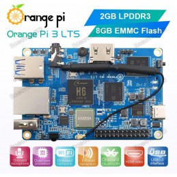 Orange Pi 3 LTS 2GB Complete Set Robotics Bangladesh