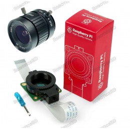 Raspberry Pi High Quality Camera with 6mm Lens Robotics Bangladesh