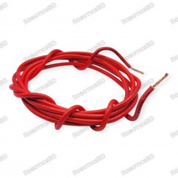 1 Meter Electrical Flexible Cable/ Wire - Red Robotics Bangladesh