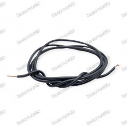 1 Meter Electrical Flexible Cable/ Wire - Black Robotics Bangladesh
