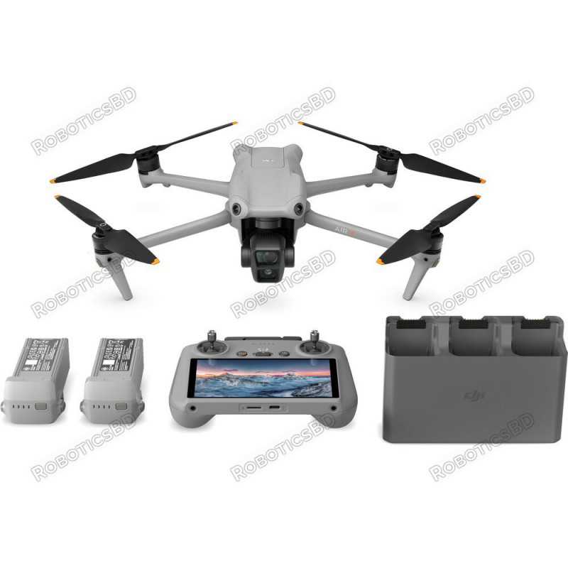 DJI Air 2S Fly More Combo with DJI-RC Controller Smart View - Drone  Quadcopter UAV with 3-Axis Gimbal Camera, 5.4K Video, 3 batteries, Case,  128gb SD
