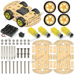 4WD Robotics Wooden Chassis...
