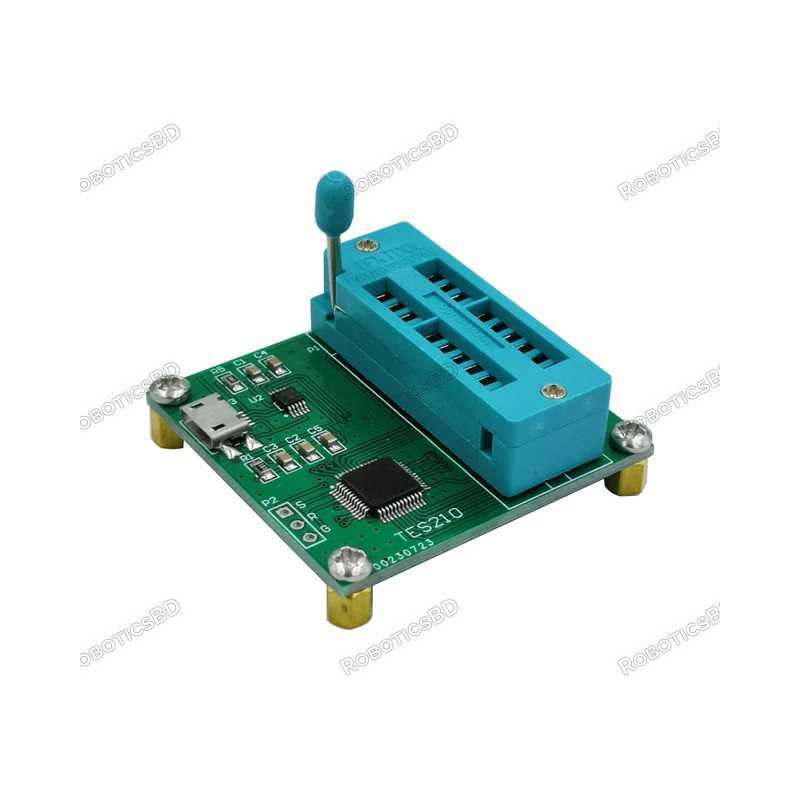 TES210 USB Integrated Circuit Tester 7440 Series IC Analog Chip Driver Board Robotics Bangladesh