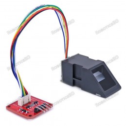 Open Smart Optical UART Serial Fingerprint Recognition Sensor Module with Adapter for Arduino Robotics Bangladesh