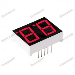 0.56 Inch 2 Digit 7 Segment Red Common Cathode Display Robotics Bangladesh