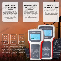 800W Solar Panel Tester, Smart MPPT Open Circuit Voltage Troubleshooting Tool for Solar PV Testing Robotics Bangladesh