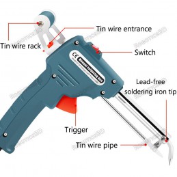 Soldering Gun GT10-60W - Auto Solder Feed Robotics Bangladesh