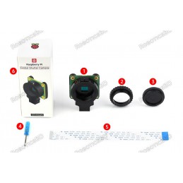 Raspberry Pi Original Global Shutter Camera Module with 6mm Lens Robotics Bangladesh