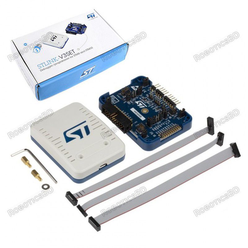 STLINK-V3SET modular in-circuit debugger and programmer for STM32/STM8 Robotics Bangladesh