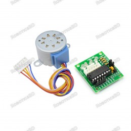 DC 12V Stepper Motor with ULN2003 Driver Board 28BYJ-48 Robotics Bangladesh