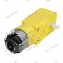 12v 300RPM DC Gear BO Motor - TT Dual Shaft Straight Robotics Bangladesh