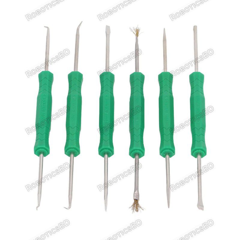 Soldering Assist Tool Set - 6 Pcs Robotics Bangladesh