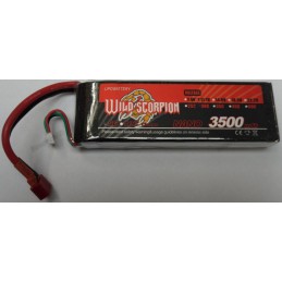Wild Scorpion 3500mAh 3S 11.1v 30C Lipo Battery