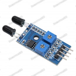 Dual IR Flame Sensor Module Dual Digital Output Robotics Bangladesh