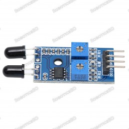 Dual IR Flame Sensor Module Dual Digital Output Robotics Bangladesh